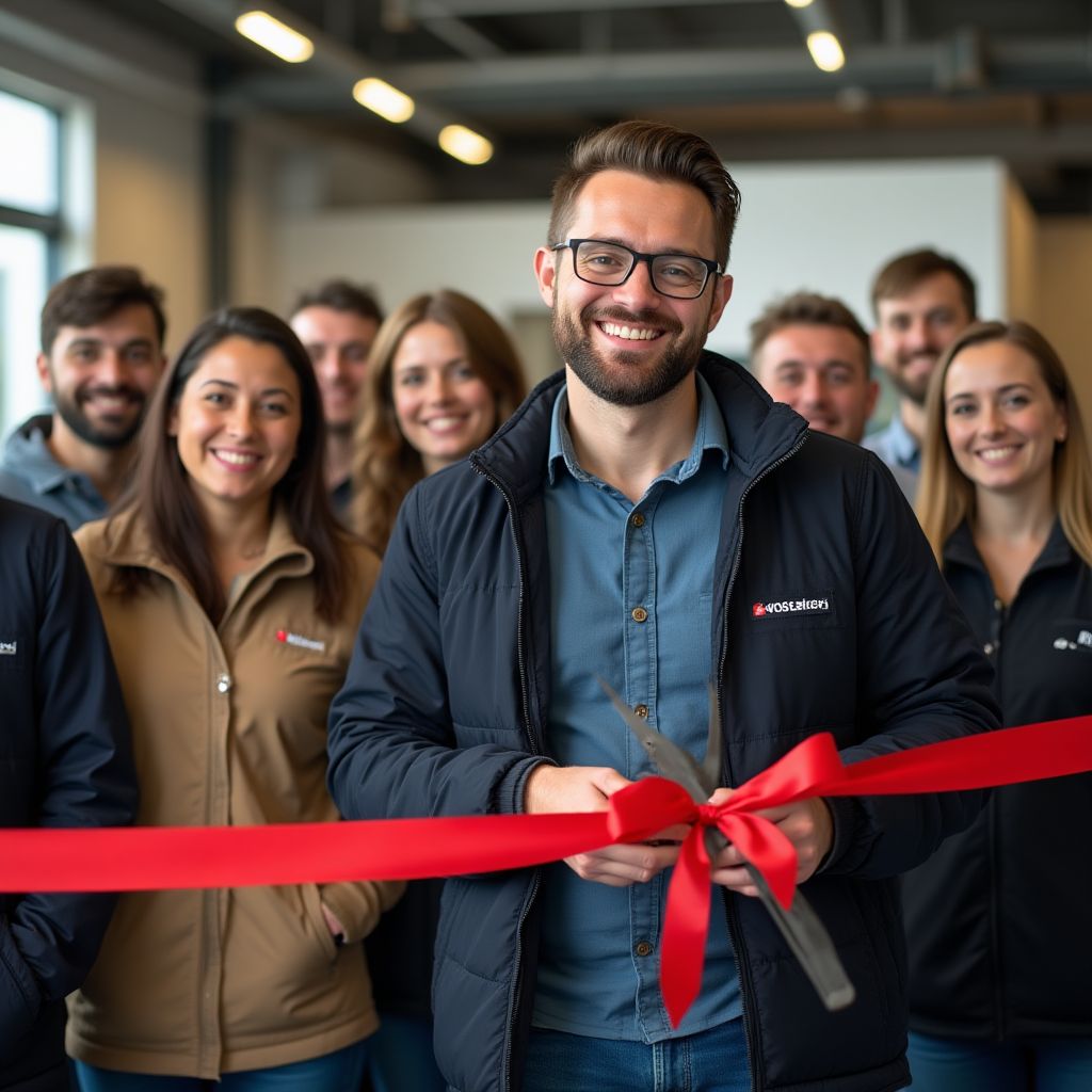 Inauguración de un nuevo taller